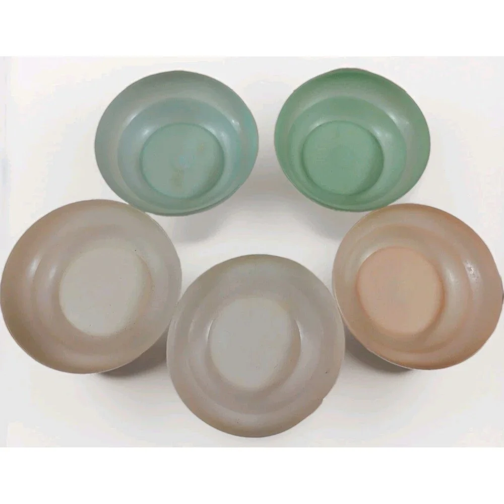 Vintage Tupperware Pastel Bowls Lot of 5 Cereal Dessert No Lids 152 733